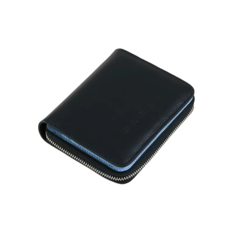 MARNI Calfskin Wallet Men's Black-3