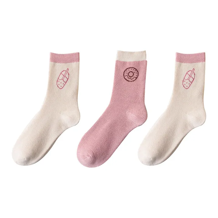Cotton Gene Mid Calf Socks Women's Combo Set-1