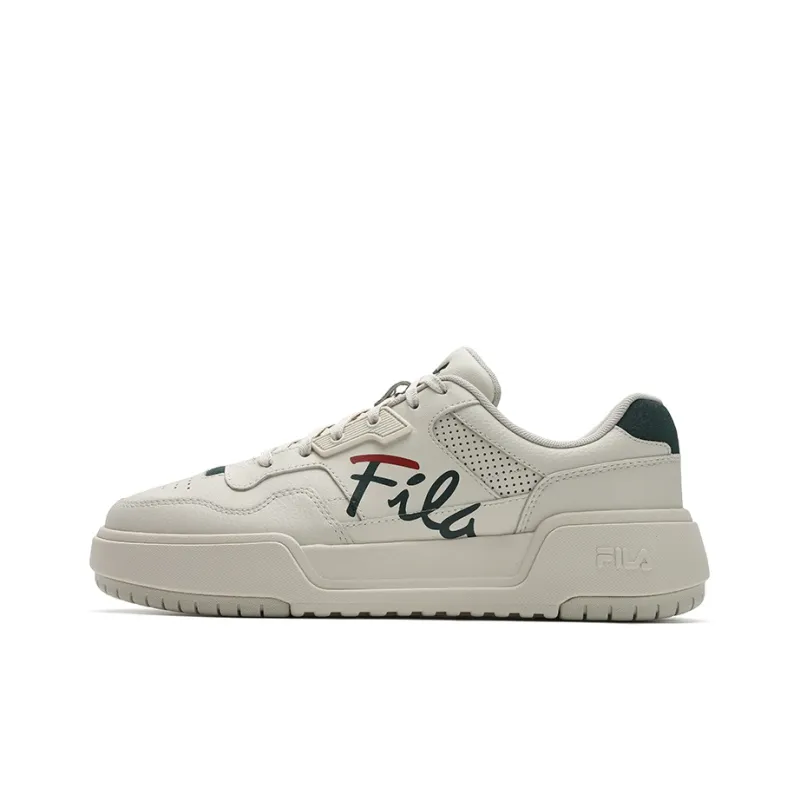 FILA CAMPUS Slip Resistant, Abrasion Resistant, Lightweight Low Top Skateboard Shoes Men's White-0