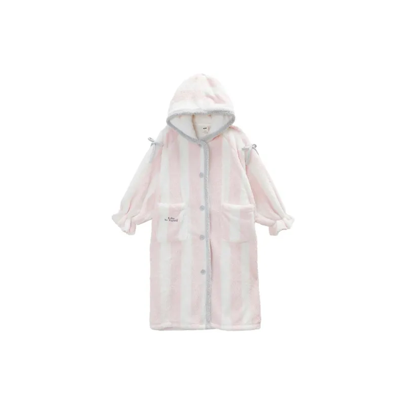 YSO Bath Robes Women's Heavenly Pink-0