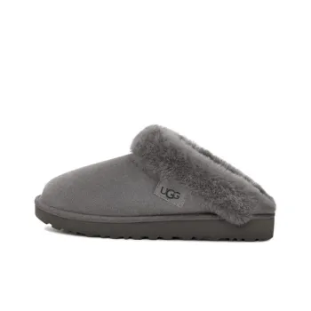UGG Slip-Resistant Wrap-toe Slippers Unisex Gray