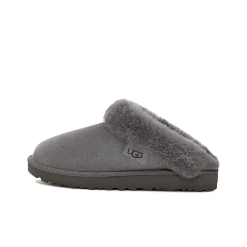 UGG Slip-Resistant Wrap-toe Slippers Unisex Gray-0