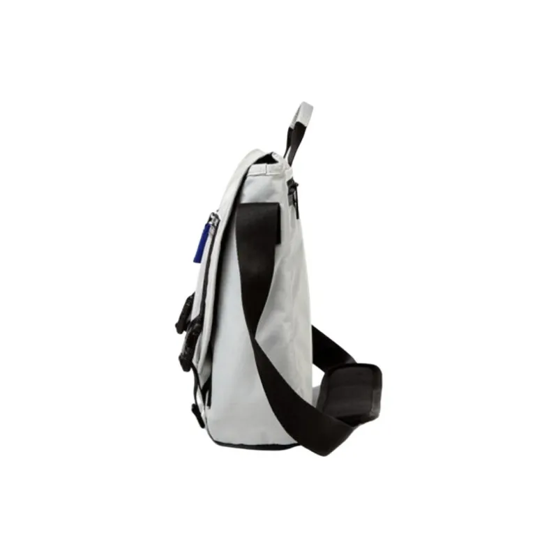 SAMSONITE Nylon Messenger Bag, Shoulder Bag, Crossbody Bag, Handbag Unisex Silver-2