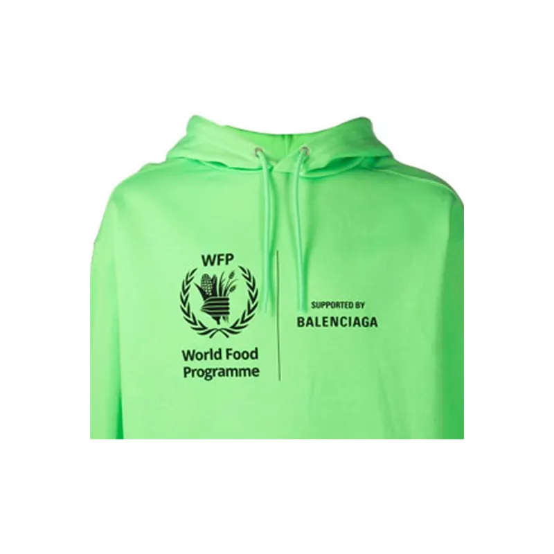 Balenciaga Sweatshirt Loose Fit Unisex Green-4