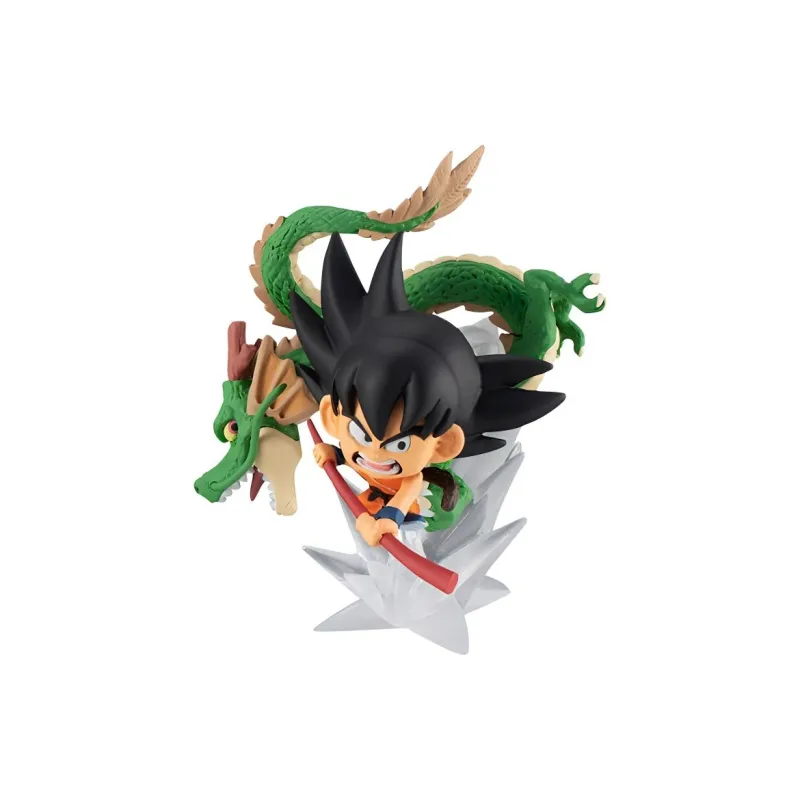 BANDAI Dragonball Toy Food Small Doll 5 Goku Gohan Shenron Vegeta Broly Set Assembled Models-3