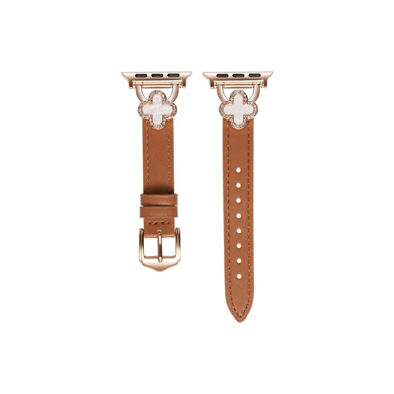 XINGYAAN Apple Compatibility Watch Band 216mm Cowhide Leather Material-7