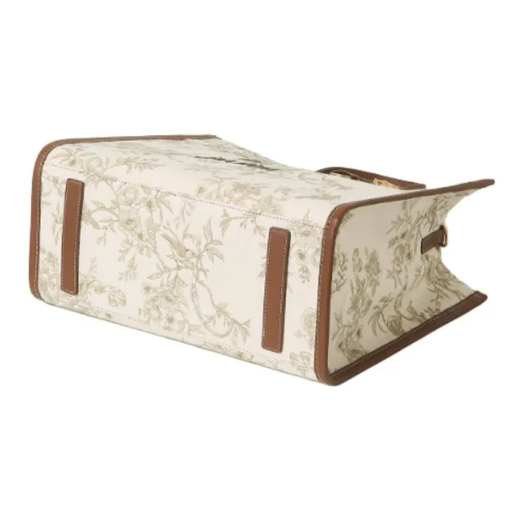 ATHE VANESSABRUNO Cotton One Shoulder Handbags Large Size Women's Beige-3