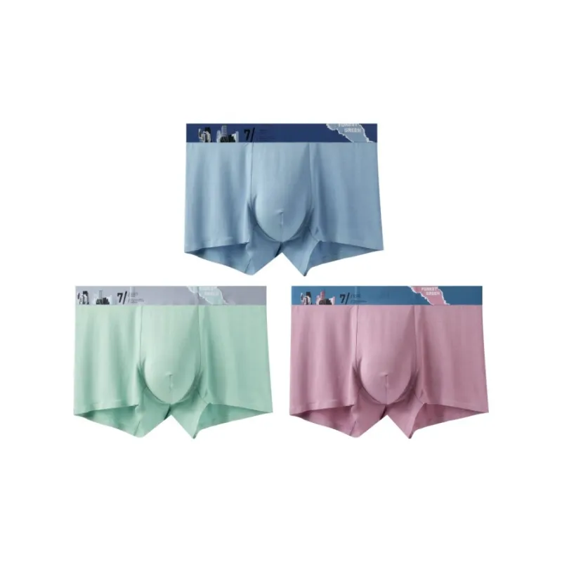 Qiao Ni Tong Underpants Men's 3 Pack-5