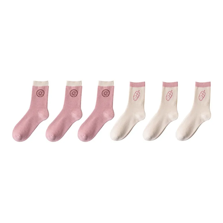 Cotton Gene Mid Calf Socks Women's Combo Set-14