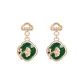 Four-Leaf Clover Earrings S925 Silver