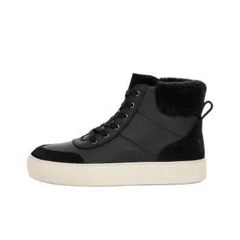 UGG Cakewalk High Trainer High Top Skateboard Shoes Women's Black