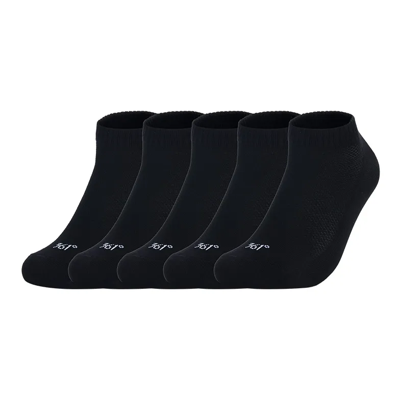 361° Ankle Socks Men's 5 Pack Black-0