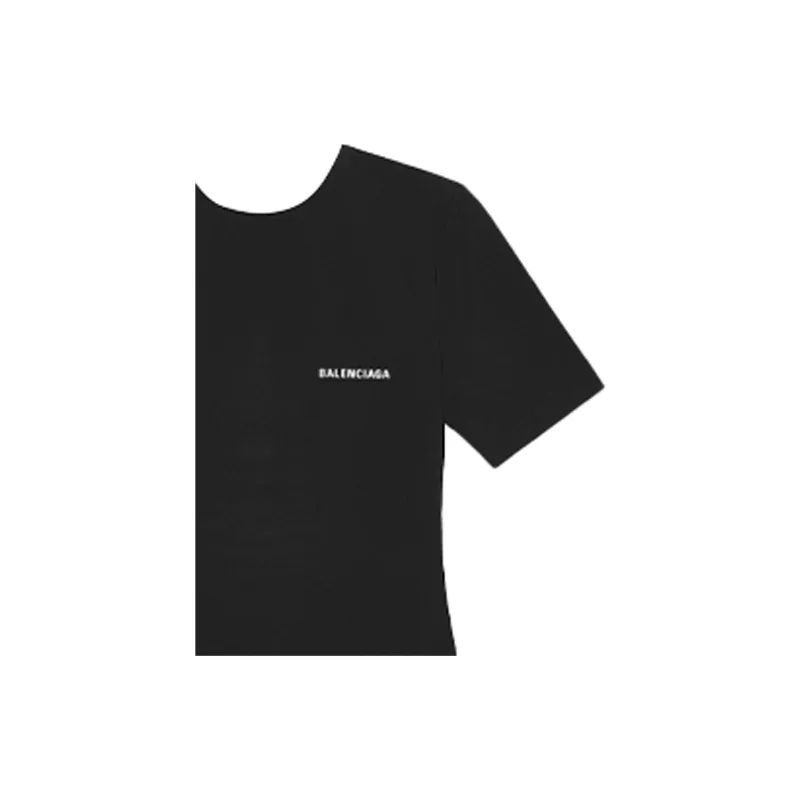 Balenciaga Open Back One Piece Swimsuit 'Black'-2