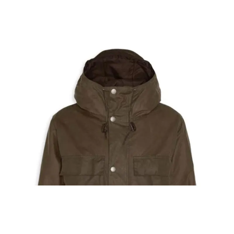 BARBOUR Pocket Detailed Durham Coat-4