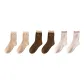 6 Pack (Khaki 2+Beige 2+Dark Coffee 2)