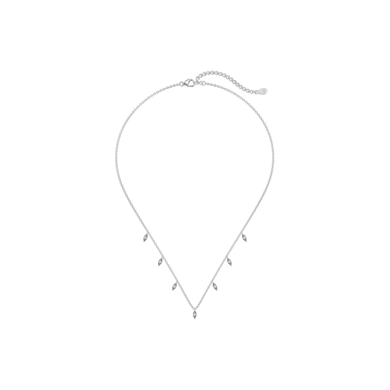 KAILEIFU S925 Silver Necklaces Women's Silver-1