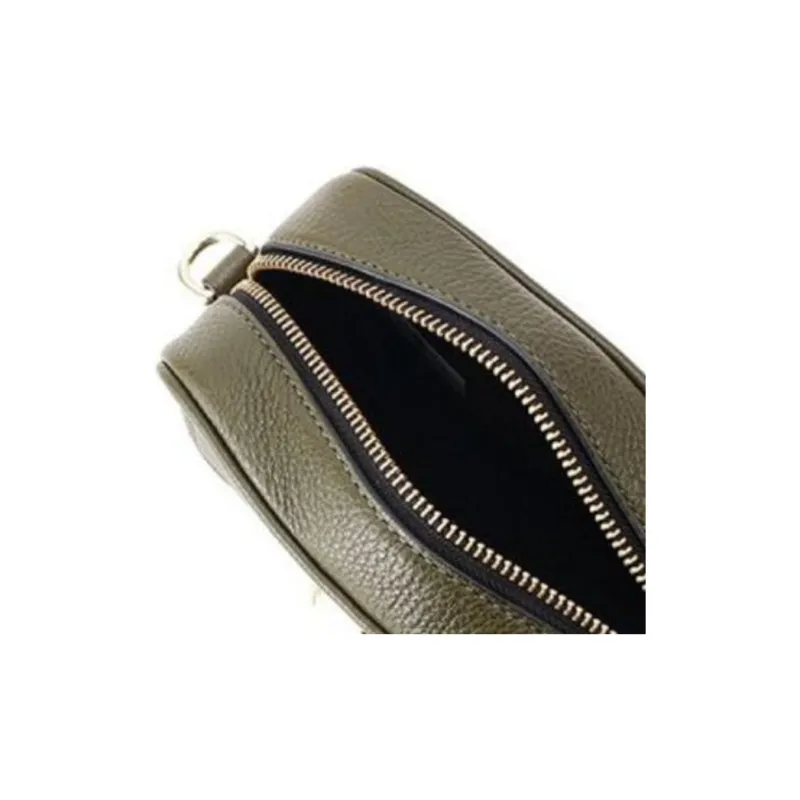 MARC JACOBS Cow Leather Shoulder Bag Women's Dark Green-4