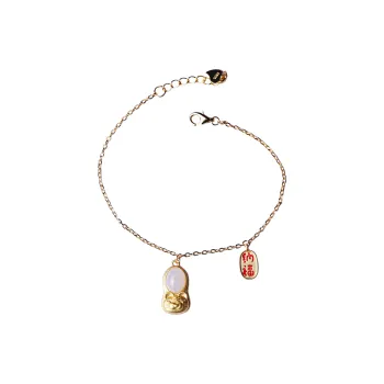 YUSHE Hetian Jade Bracelets White Jade Women's