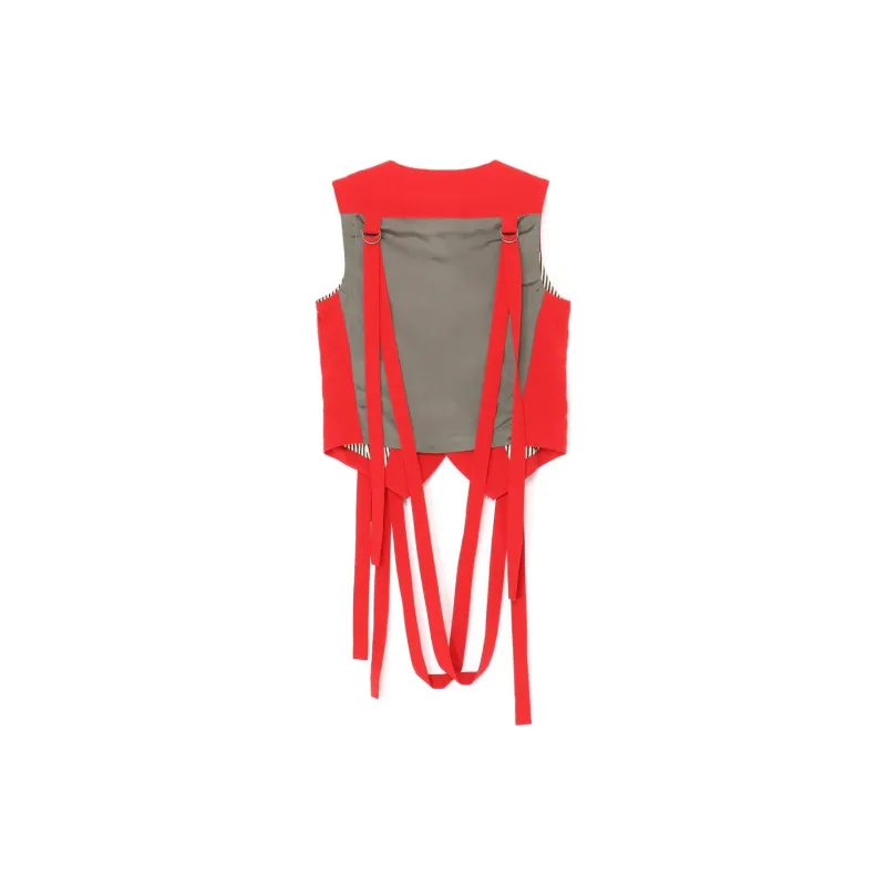 Yohji Yamamoto Tank Top Women's Red-1