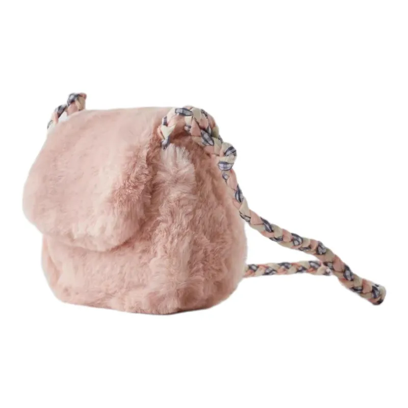 ZARA Polyester Crossbody Bag Shoulder Bag Women's Pink-2