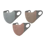 Cool Smoke Gray+Fallen Leaves Brown+Coral Orange