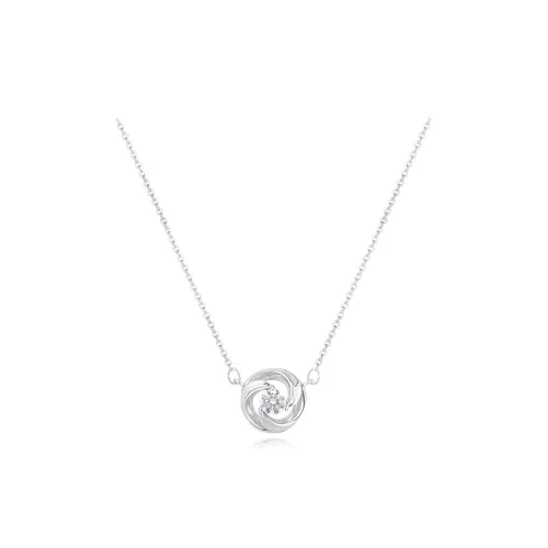 FANFRI Zircon Necklaces Women's Birthday Gift For Girl Sweet Love Box