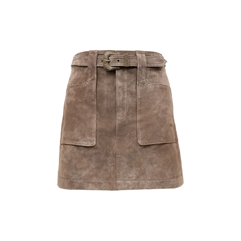 ONLY Leather Short Skirts Women's-13