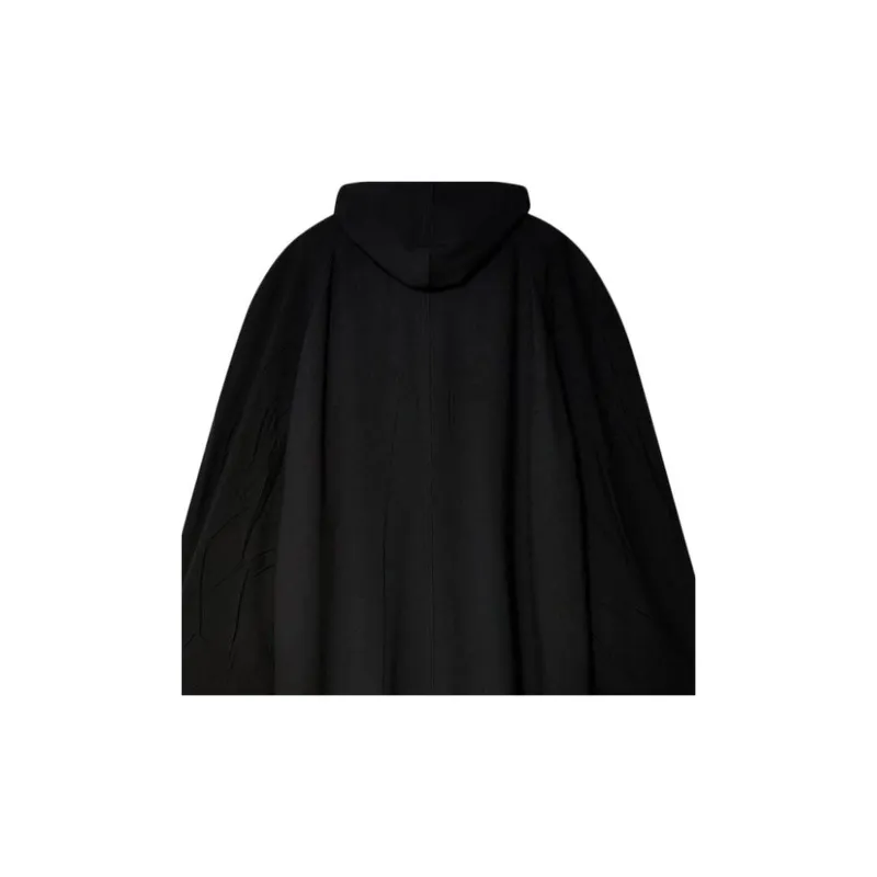Balenciaga Raglan Hooded Coat-4