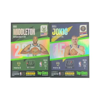 PANINI 2023 24 TC Middleton Silver Fold+Nikola Jokic Silver Fold Teca Player Card Product Access Sports Cards 2 Pcs
