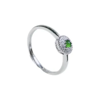 PUPAN Ice Glutinous Jadeite Rings Women's