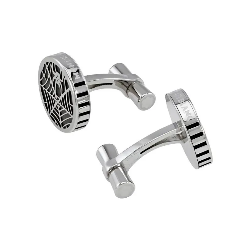 MONTBLANC Metal Cufflinks Men's Silver-1