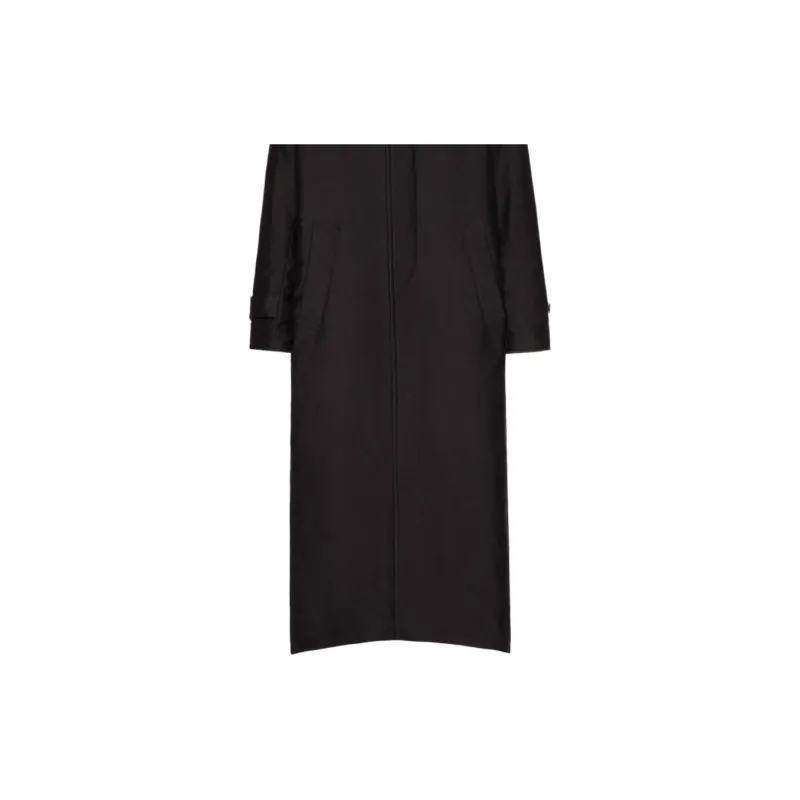 Valentino Coats Men Black-5
