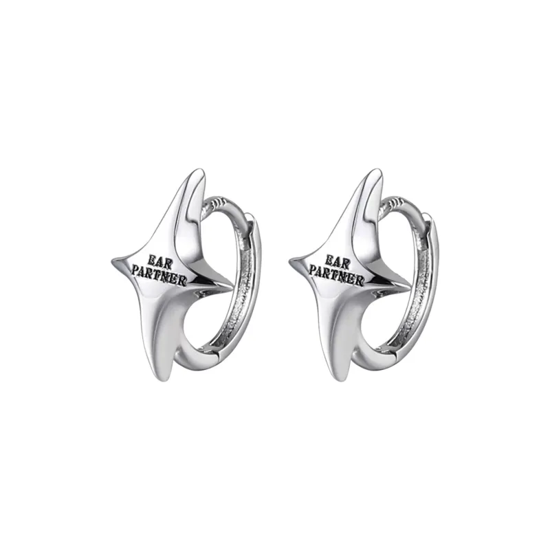 LAOYINFANG S925 Silver Earrings Unisex-0