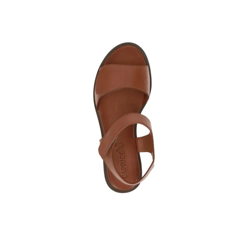 CAPRICE Valentina Strap Sandals 3.5cm Women's Brown-3