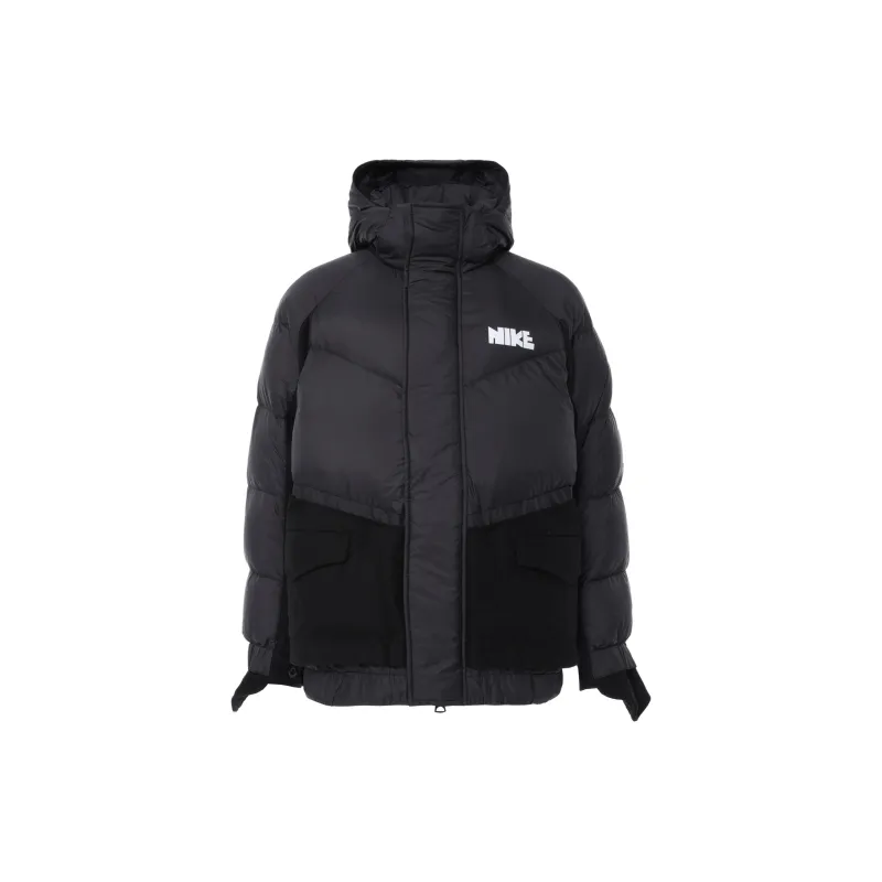 Sacai X Nike Down Jackets Men Black S - POIZON