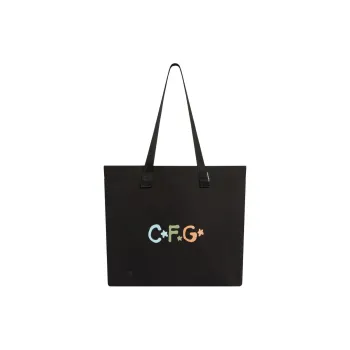 Converse Camp Flog Gnaw Collaboration Polyester Tote Bag Shopping Bag Shoulder Bags Unisex Black
