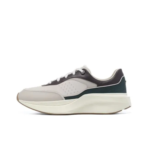 LI NING 1990 Rebound Lightweight Low Top Casual Shoes Men's Gray White