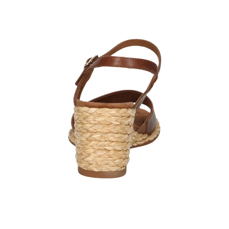 CAPRICE Breanna Strap Sandals 7.5cm Women's Brown-5