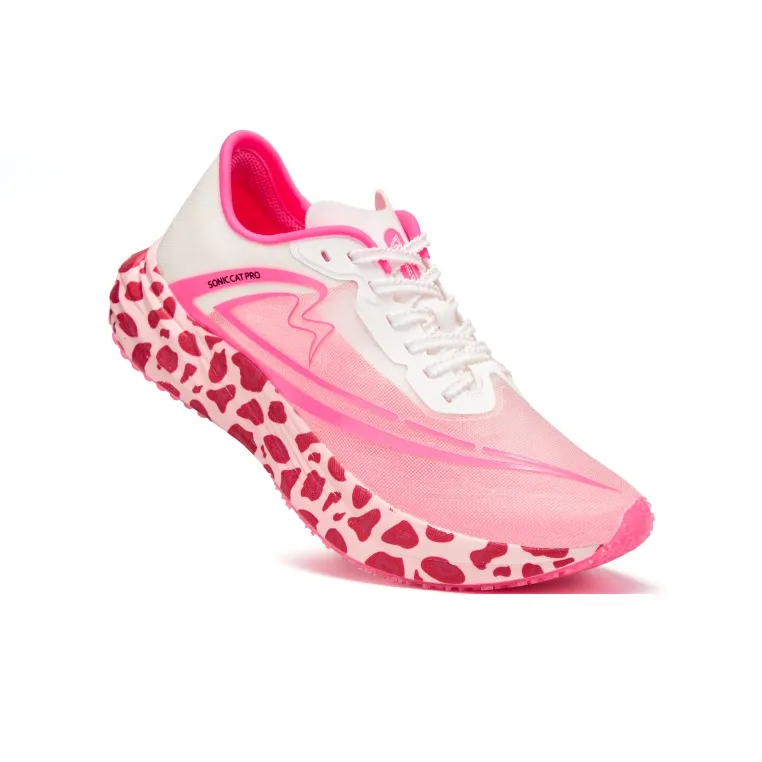 Sonic cat Running Shoes Unisex Low Top Pure White-2