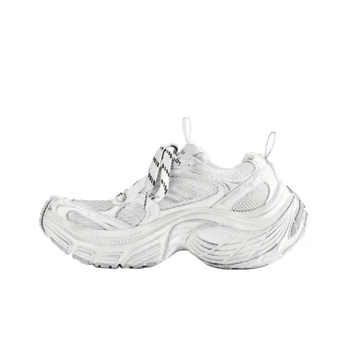 Balenciaga 6XL Low Top Chunky Sneakers Women's White