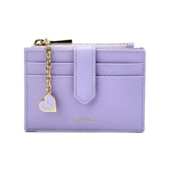 JILL STUART Cow Leather Wallet Women's Purple