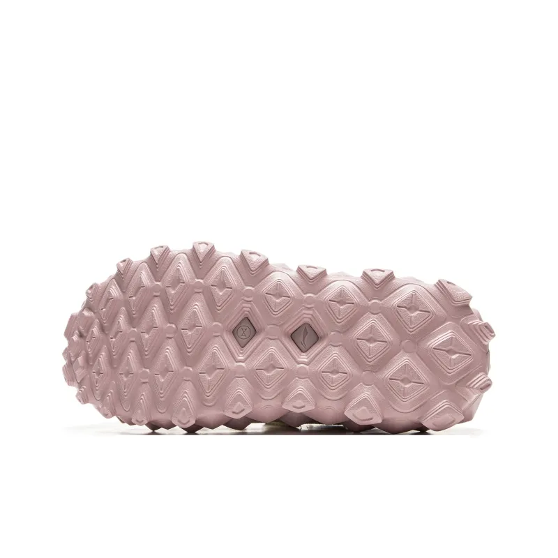 LiNing Rebound Cushioning Low-Top Casual Shoes Unisex Gray Pink-6