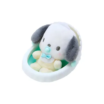 Sanrio Characters Pochacco Bassinet Pacifier Dolls Plush Doll 9cm Height
