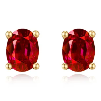 HMZ S925 Silver Stud Stud Earrings Women's
