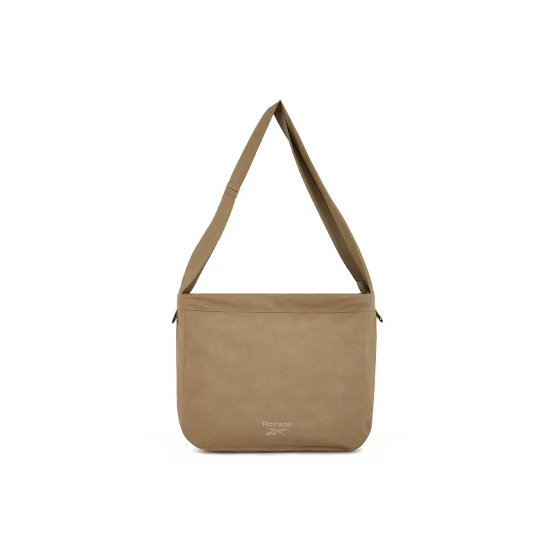 Reebok Polyurethane Shoulder Bag, Crossbody Bag, Hobo Bag Regular Unisex Light Gray/Dark Gray-6