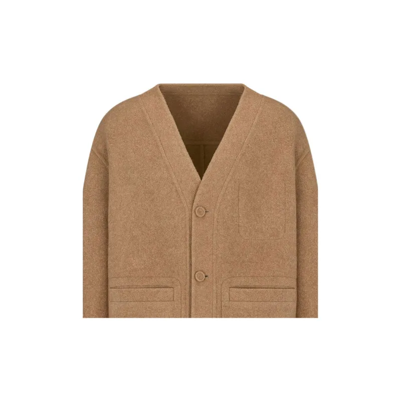 DIOR Dior Quarterly New Products FW22 Sweater Men's Brown-5