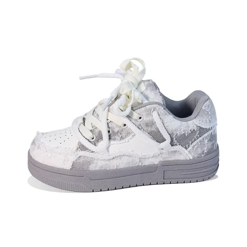 BPLB Low-Top Skateboard Shoes Unisex Cloud Curtain Gray