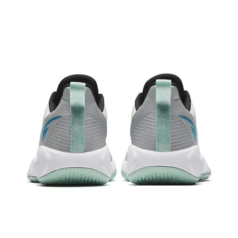 Anta Windhole 4th Generation Cushioning Wear-Resistant Low-Top Basketball Shoes Men's Gray-3