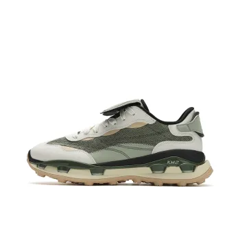 FILA KM2 Anti-Slip Wear-Resistant Low-Top Casual Shoes Men's Gray Green