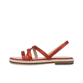 Pollini Playa Strap Sandals Women's Red